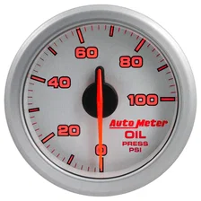 2-1/16in. OIL PRESS; 0-100 PSI; AIRDRIVE; SILVER image 3