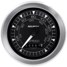 GAUGE; SPEEDOMETER; 3 3/8in.; 160MPH; ELEC. PROGRAMMABLE; CHRONO image 1