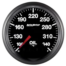 GAUGE; OIL TEMP; 2 1/16in.; 340deg.F; STEPPER MOTOR W/PEAK/WARN; ELITE image 3