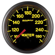 GAUGE; WATER TEMP; 2 1/16in.; 260deg.F; STEPPER MOTOR W/PEAK/WARN; ELITE image 5