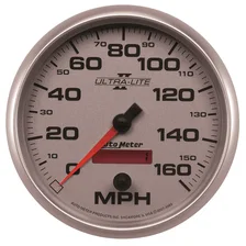 GAUGE; SPEEDOMETER; 5in.; 160MPH; ELEC. PROGRAMMABLE; ULTRA-LITE II image 1