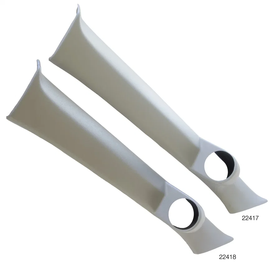 AutoMeter 22417, GAUGE MOUNT; A-PILLAR; FULL; SNGL; 2 5/8in.; LT GRAY; HONDA CIVIC (2DR.) 92-95 E