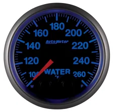 GAUGE; WATER TEMP; 2 1/16in.; 260deg.F; STEPPER MOTOR W/PEAK/WARN; ELITE image 2