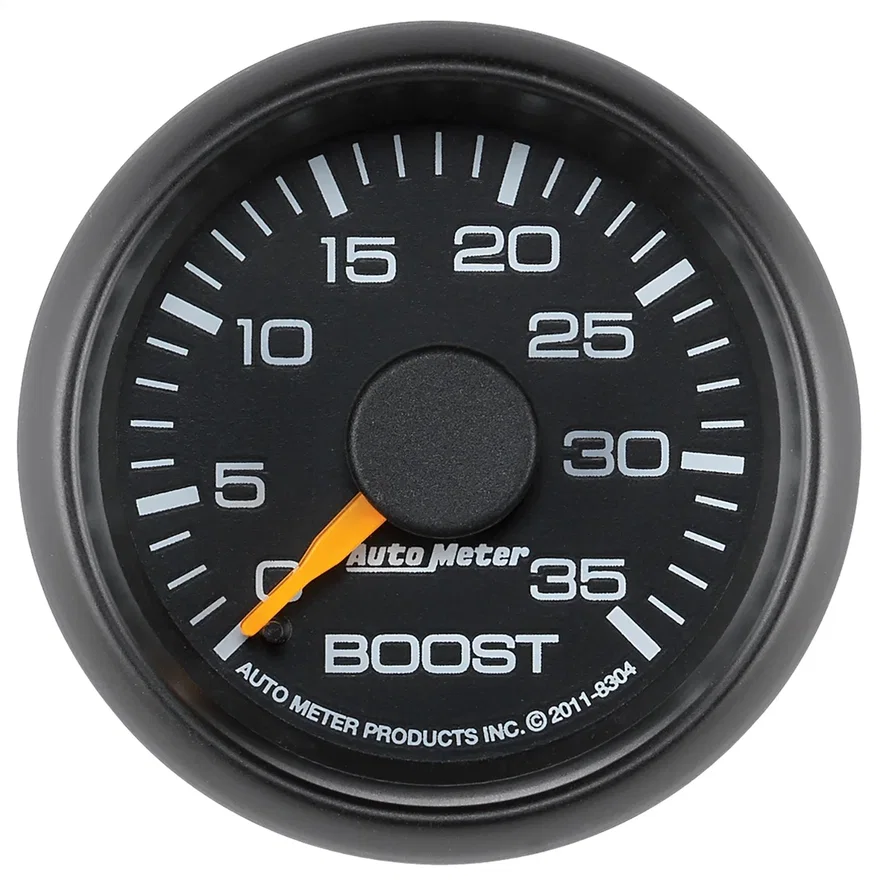 AutoMeter 8304, GAUGE; BOOST; 2 1/16in.; 35PSI; MECHANICAL; GM FACTORY MATCH