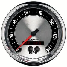 GAUGE; SPEEDOMETER; 5in.; 140MPH; GPS; AMERICAN MUSCLE image 1