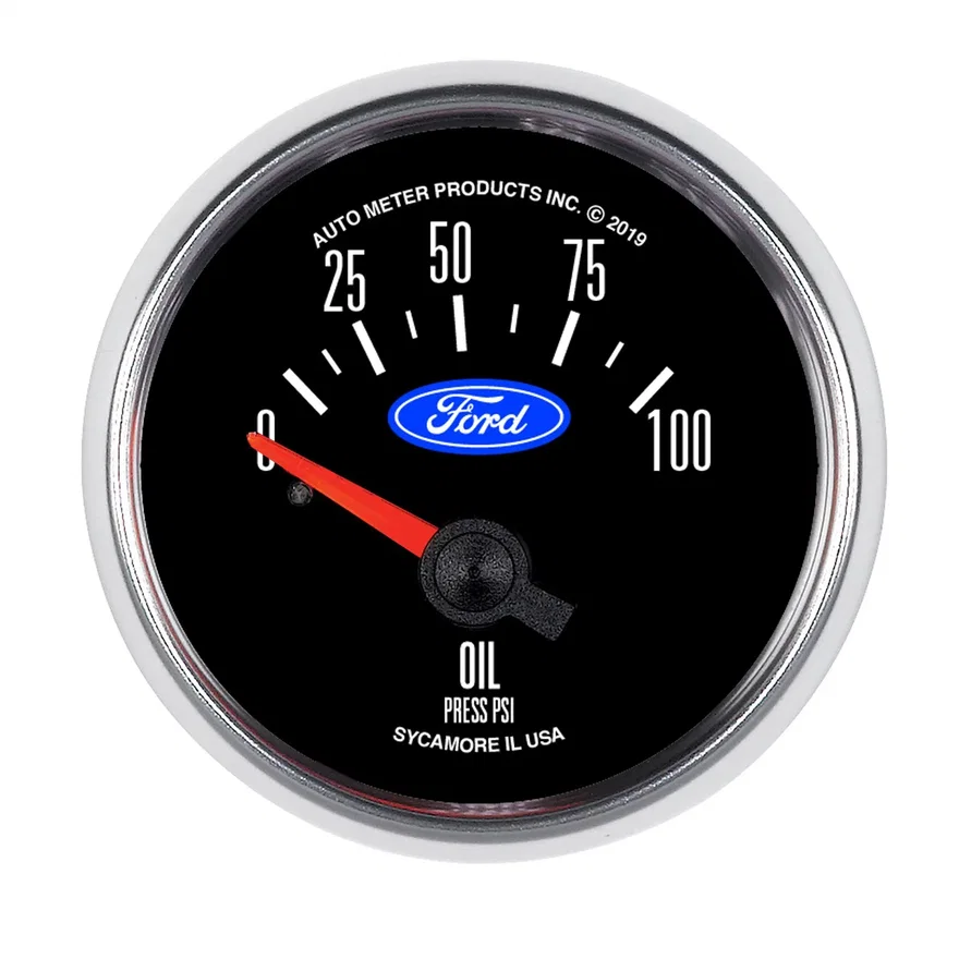 GAUGE; OIL PRESS; 2 1/16in.; 100PSI; ELEC; FORD
