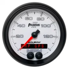 GAUGE; SPEEDOMETER; 3 3/8in.; 140MPH; GPS; PHANTOM II image 1