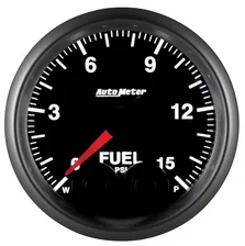 GAUGE; FUEL PRESS; 2 1/16in.; 15PSI; STEPPER MOTOR W/PEAK/WARN; ELITE image 2