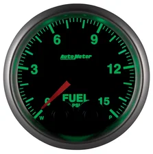 GAUGE; FUEL PRESS; 2 1/16in.; 15PSI; STEPPER MOTOR W/PEAK/WARN; ELITE image 6
