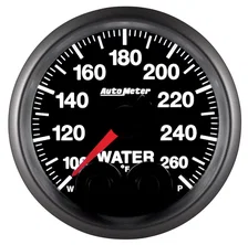GAUGE; WATER TEMP; 2 1/16in.; 260deg.F; STEPPER MOTOR W/PEAK/WARN; ELITE image 4