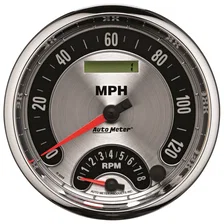 GAUGE KIT; 2 PC.; QUAD/TACH/SPEEDO; 5in.; AMERICAN MUSCLE image 3
