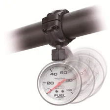 GAUGE MOUNT; ROLL POD FOR 1.625in. ROLL CAGE; FITS 2 5/8in. GAUGE; BLACK image 3