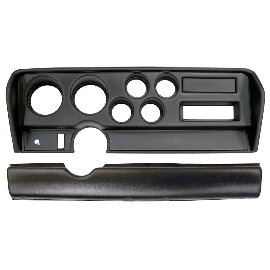 AutoMeter 2914, GAUGE MOUNT; DIRECT FIT; (3 3/8in. X2; 2 1/16in. X4); PONTIAC GTO NO AC 70-72