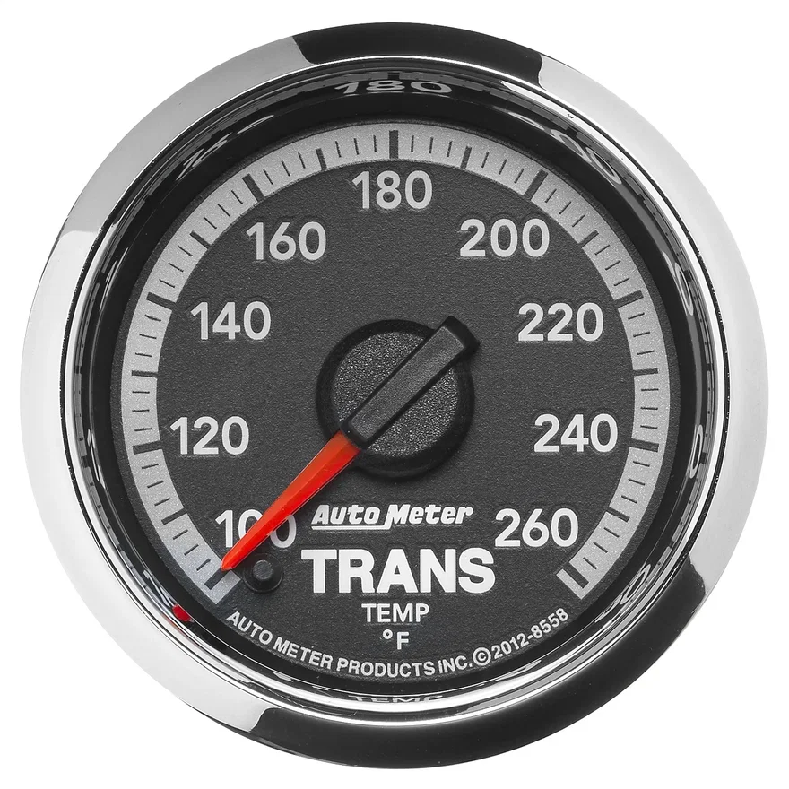 AutoMeter 8558, GAUGE; TRANS TEMP; 2 1/16in.; 100-260deg.F; STEPPER MOTOR; RAM GEN 4 FACT. MATCH