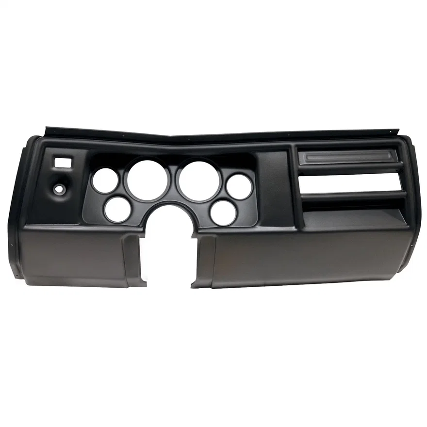 AutoMeter 2908, GAUGE MOUNT; DIRECT FIT; (3 3/8in. X2; 2 1/16in. X4); CHEVY CHEVELLE NO VENT 69