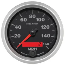GAUGE; SPEEDOMETER; 3 3/8in.; 160MPH; ELEC. PROGRAMMABLE; ELITE image 1
