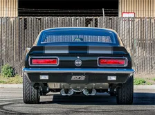 CrateMuffler Muffler Chevrolet Big Block 396/ 402/ 427 CID V8 Stock Output 2.5 in. Offset Inlet/ 2.5 in. Center Outlet ATAK image 2