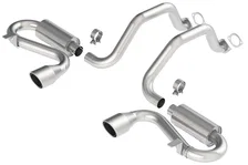Cat-Back Exhaust System S-Type Classic for 1997-2004 Chevrolet Corvette/ Corvette Z06 C5 image 1