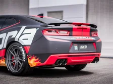 With Dual Mode Exhaust (NPP) Axle-Back Exhaust System ATAK for 2016-2023 Chevrolet Camaro SS image 2