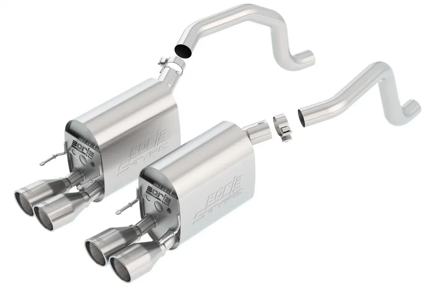 Axle-Back Exhaust System S-Type II Part for 2009-2013 Chevrolet Corvette C6