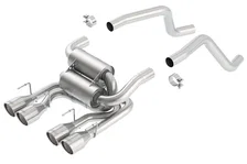Axle-Back Exhaust System S-Type Classic for 2005-2008 Chevrolet Corvette C6 image 1
