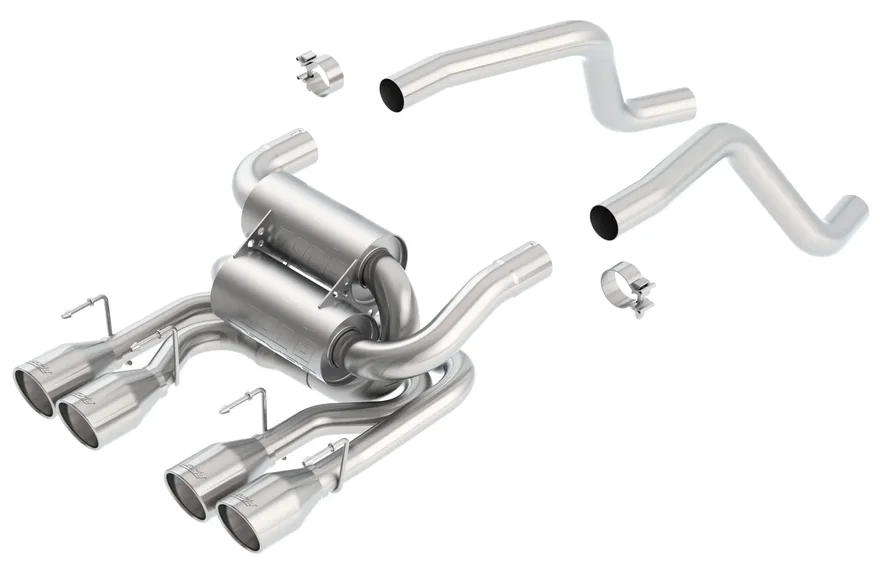 Axle-Back Exhaust System S-Type Classic for 2005-2008 Chevrolet Corvette C6