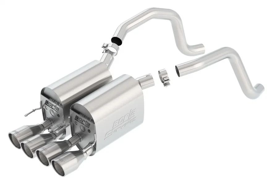 Axle-Back Exhaust System S-Type II for 2005-2008 Chevrolet Corvette C6