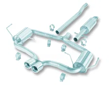 Cat-Back Exhaust System S-Type for 2004-2006 Mini Cooper S image 1