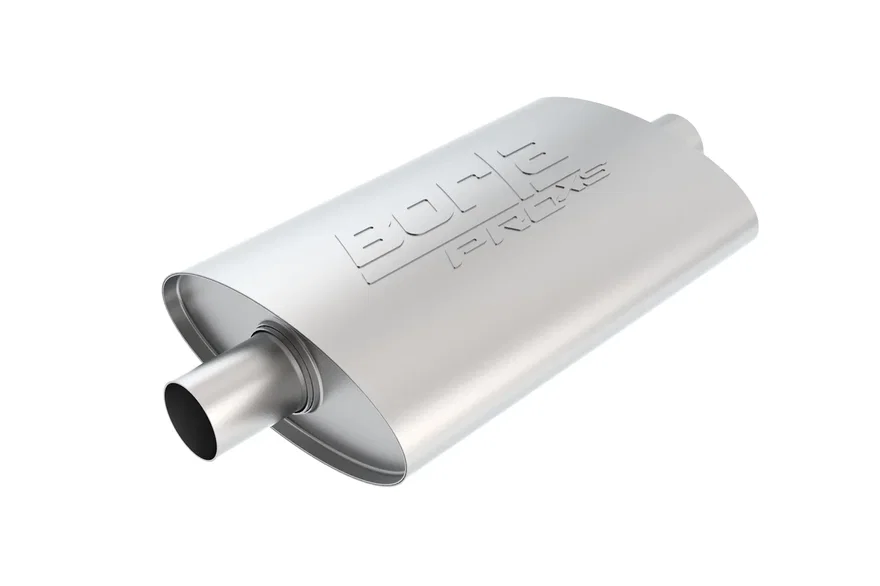ProXS Muffler 2.5in Center Inlet/ 2.5in Center Outlet 4in x 9.5in Oval x 14in Long Body
