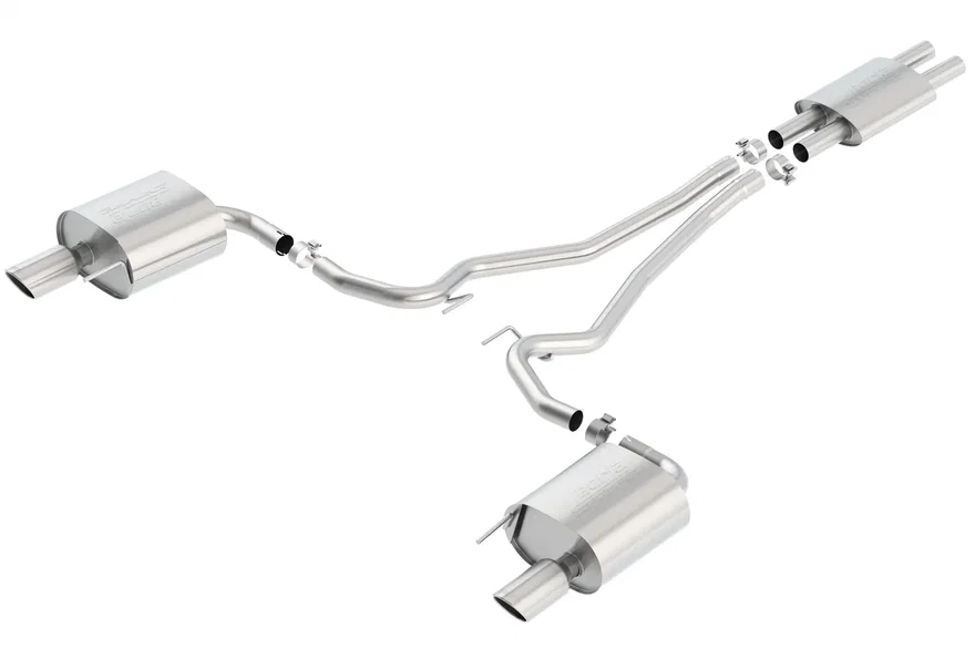 Cat-Back Exhaust System S-Type for 2015-2017 Ford Mustang V6