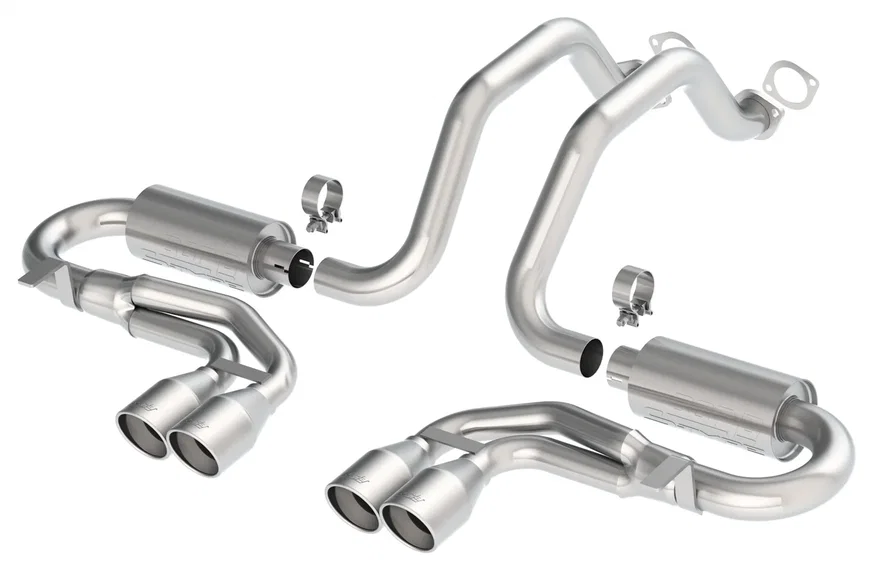 Cat-Back Exhaust System S-Type Classic for 1997-2004 Chevrolet Corvette/ Corvette Z06 C5
