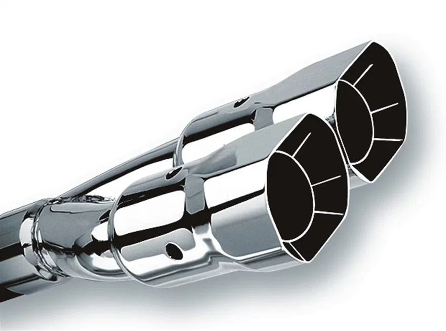 Tip 2.5in Inlet/ 3in Outlet Dual Round Intercooled With Y-Pipe