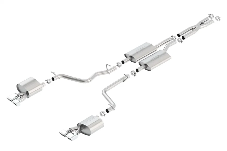 Cat-Back Exhaust System S-Type for 2011-2014 Dodge Challenger SE/ SXT V6