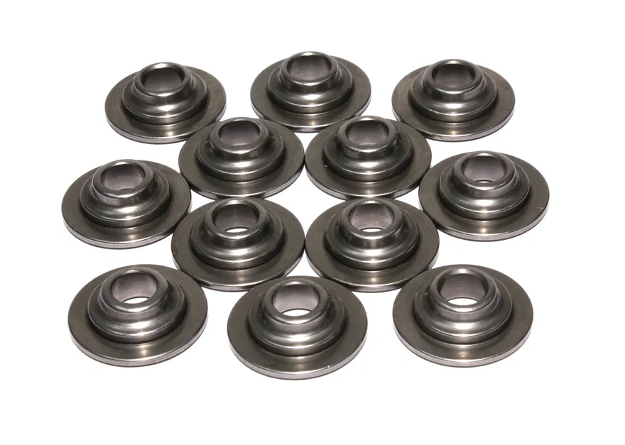 COMP Cams 1756-12, 10 Degree Tool Steel Retainer Set of 12 for All Valves w/ 26056 Springs