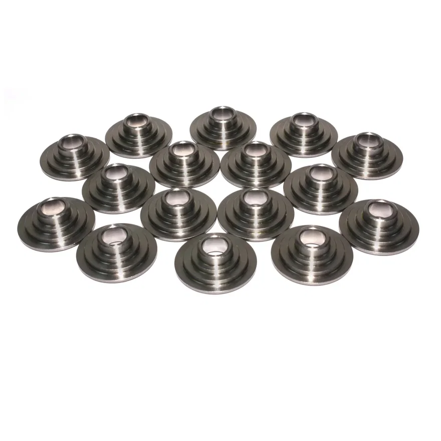 COMP Cams 736-16, 10 Titanium Retainer Set of 16 for 1.500"-1.550" OD Triple Springs
