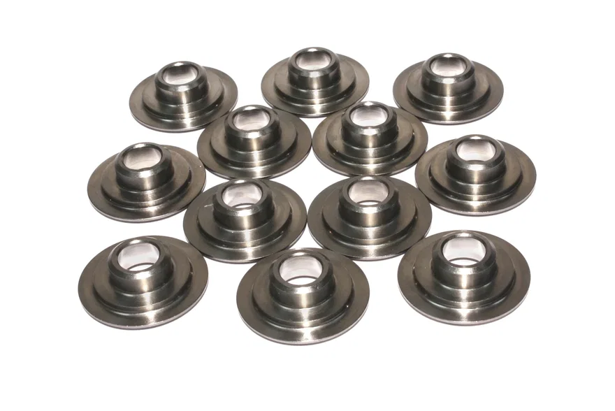 COMP Cams 730-12, 10 Degree Titanium Retainer Set of 12 for 1.437"-1.500" OD Double Springs