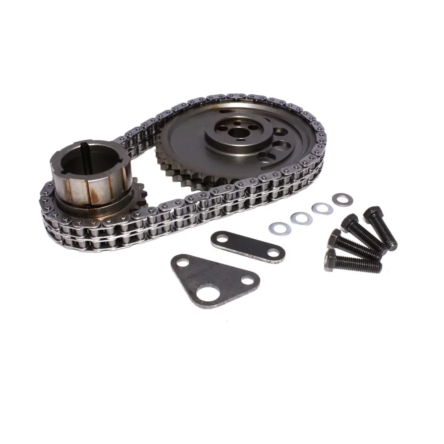 COMP Cams 3154CPG, 3-Keyway Double Chain Timing Set for 3-Bolt, 24X, 1 Pole Reluctor GM LS