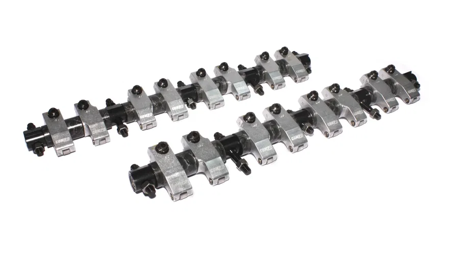 COMP Cams 1516CPG, Shaft-Mount Aluminum 1.5 Ratio Rocker Kit for Chrysler 383-440 w/ OE Head