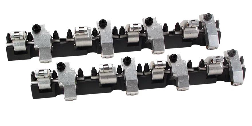 COMP Cams 1502CPG, Shaft-Mount Aluminum 1.6/1.5 Ratio Rocker Kit for SBC w/ AFR 190-210