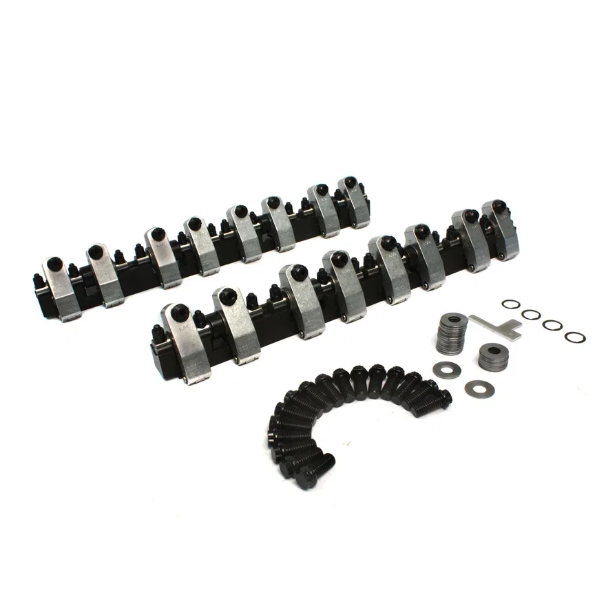 COMP Cams 1518CPG, Shaft-Mount Aluminum 1.5 Ratio Rocker Kit for Pontiac w/ Edelbrock P8