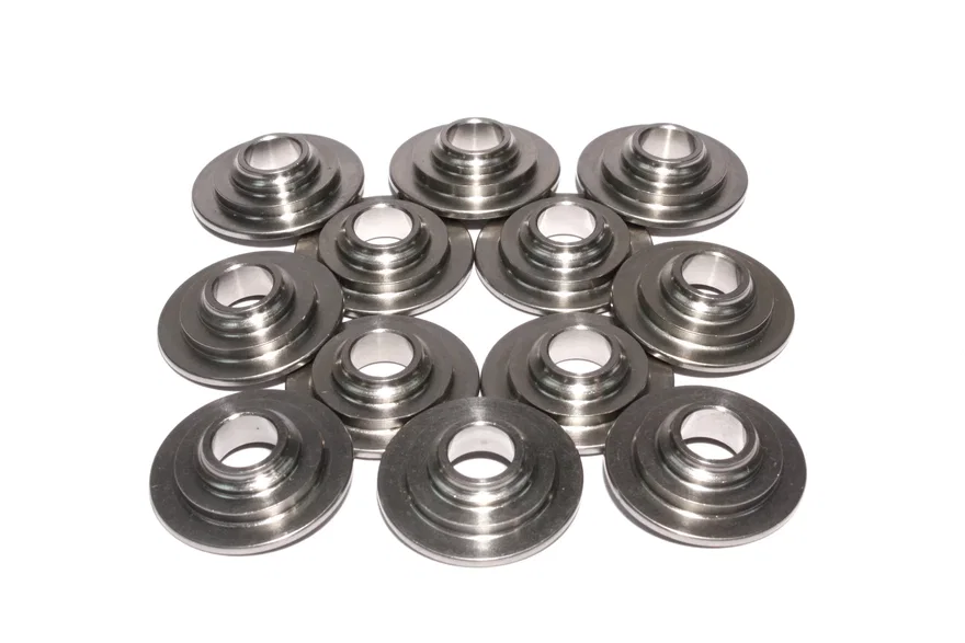 COMP Cams 728-12, 10 Degree Titanium Retainer Set of 12 for 1.250" OD Single Spring