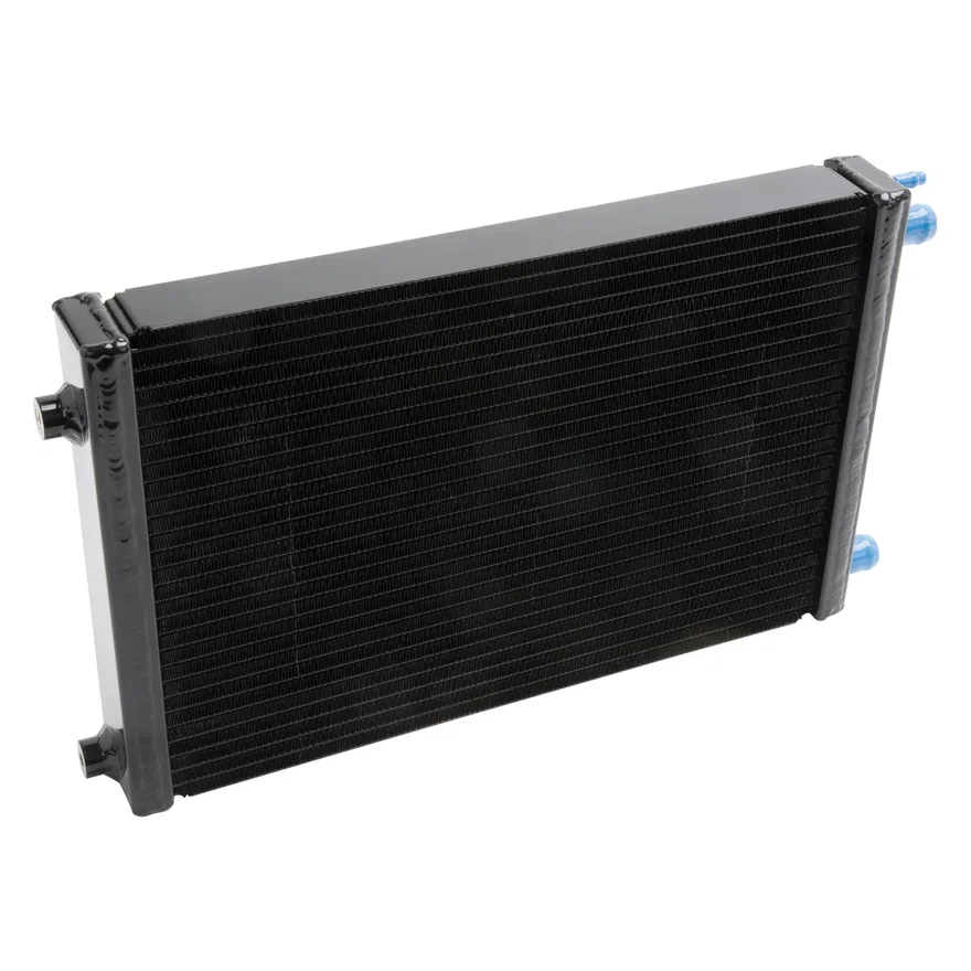 Edelbrock 15409, Dual Pass/Single Row Universal Heat Exchanger (17"W/11"H/2"D) 26,700 BTU