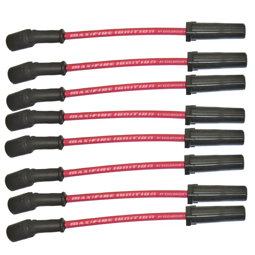 Edelbrock 22717, Max-Fire 8.5mm High Performance Spark Plug Wires without Heat Shields