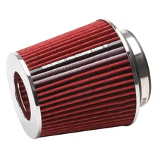 Pro-FloÂ® Universal Red Medium Conical Air Filter with 3", 3.5", and 4" Inlet image 1