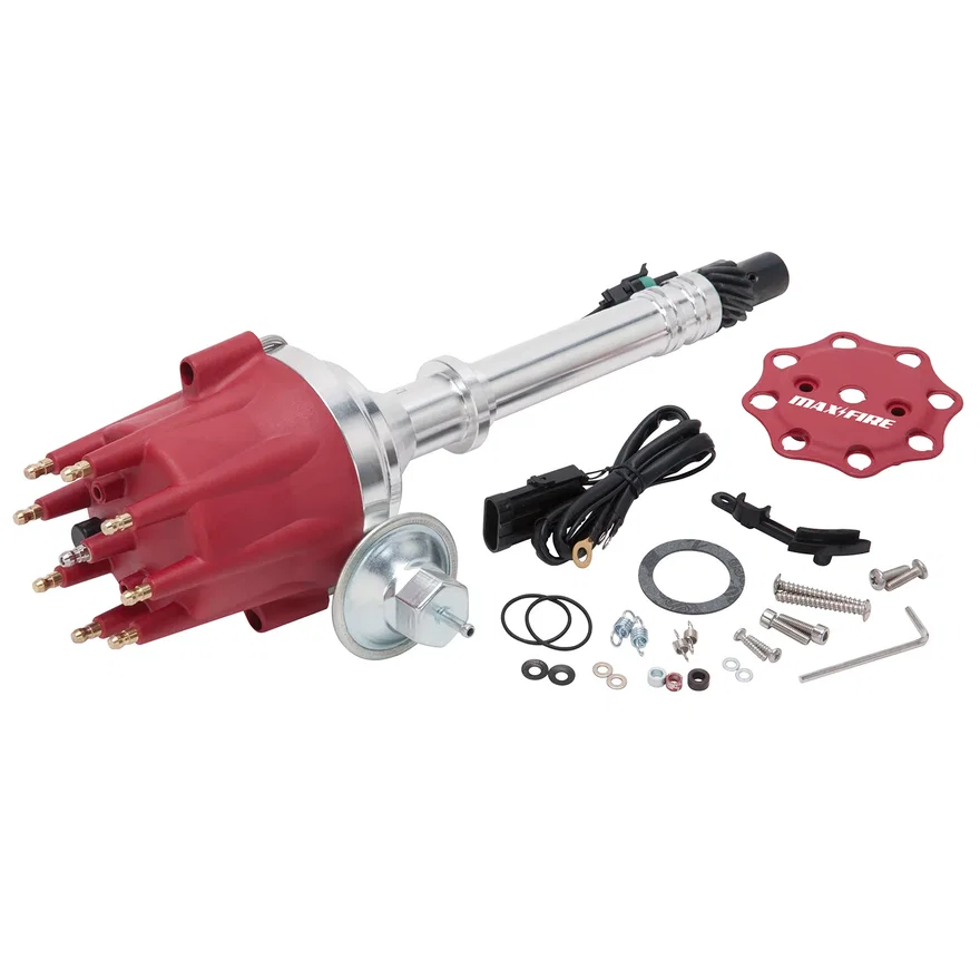 Edelbrock 22750, Max-FireÂ® Distributor for Chevy 262-502 V8 with Fixed Collar