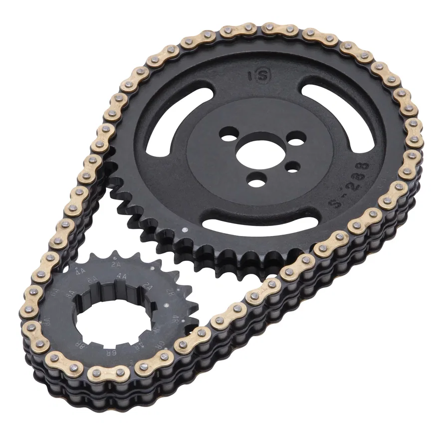Edelbrock 7880, Victor-Link Adjustable True-Roller Timing Chain Set