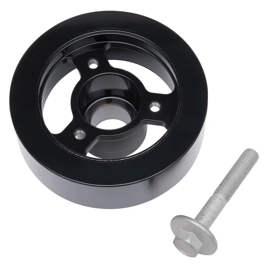 Edelbrock 15719, Replacement Harmonic Damper for 2014-15 Chevrolet Corvette Base Model (Wet Sump)