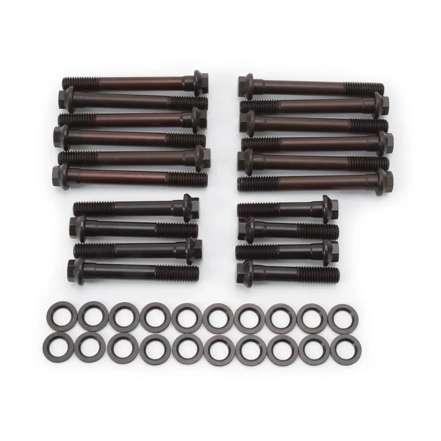 Edelbrock 85612, E-Series Cylinder Head Bolt Kit #85612 for Pontiac w/Edelbrock head