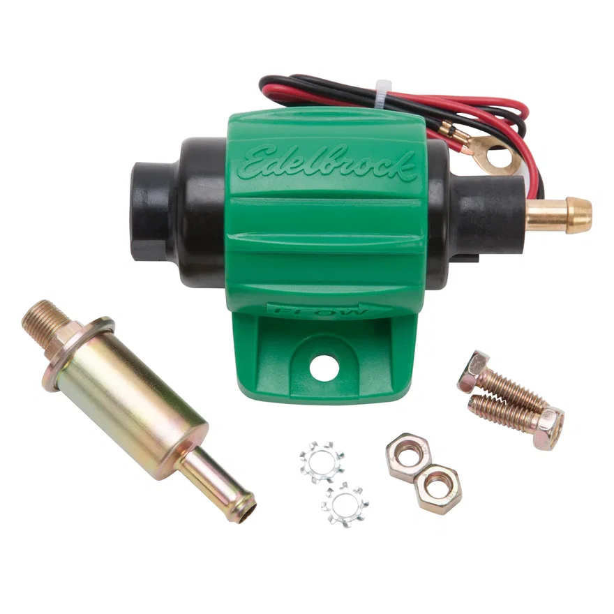 Edelbrock 17302, Universal Micro Electric Fuel Pump - 38 GPH / 144 LPH (Diesel)