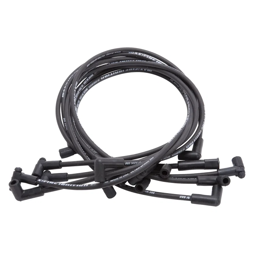 Edelbrock 22703, Max-Fire Engine Specific (Ultra-Spark 500) High Performance Spark Plug Wire Set